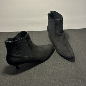 Women’s Impo Stretch Black Zip up Ankle Boots Size 7M